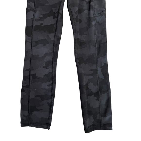 Lululemon Invigorate High-Rise Crop 23" Heritage 365 Camo Deep Coal Multi Size 4 - Picture 4 of 12